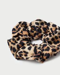 Loeffler Randall / Astrid Leopard Jersey Scrunchie