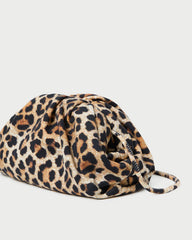 Loeffler Randall / Bailey Leopard Jersey Dome Clutch