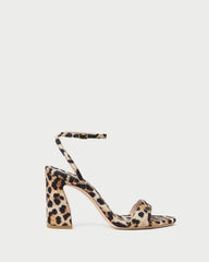 Loeffler Randall / Malia Leopard Curved-Heel Sandal