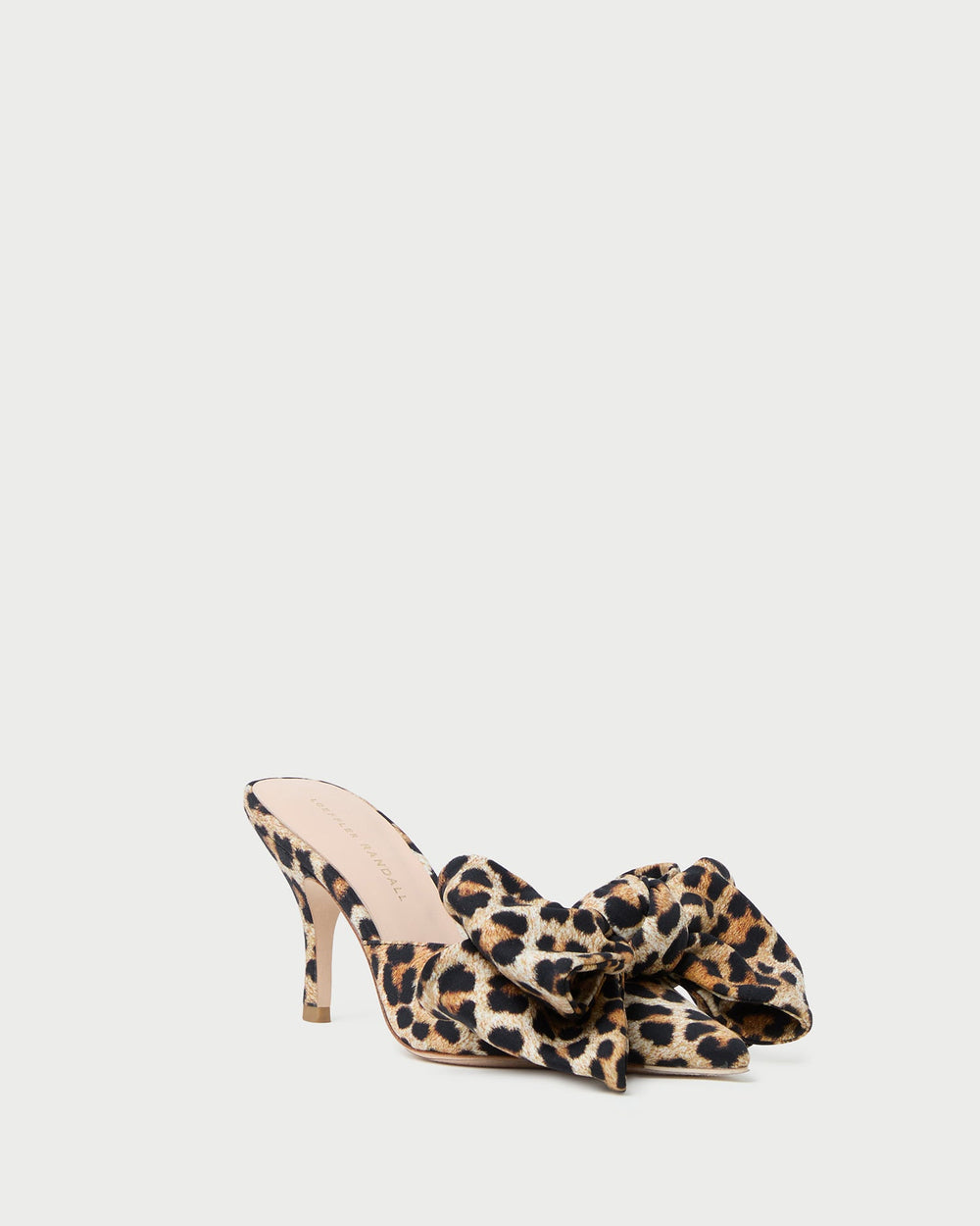 Loeffler Randall / Margot Leopard Jersey Bow Mule