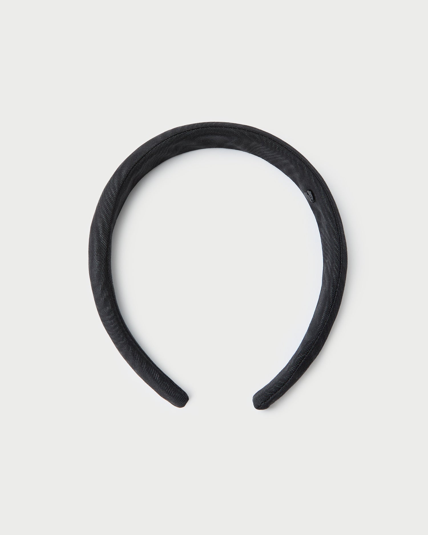 Loeffler Randall / Marina Black Moiré Puffy Headband
