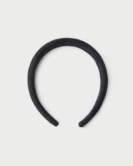 Loeffler Randall / Marina Black Moiré Puffy Headband