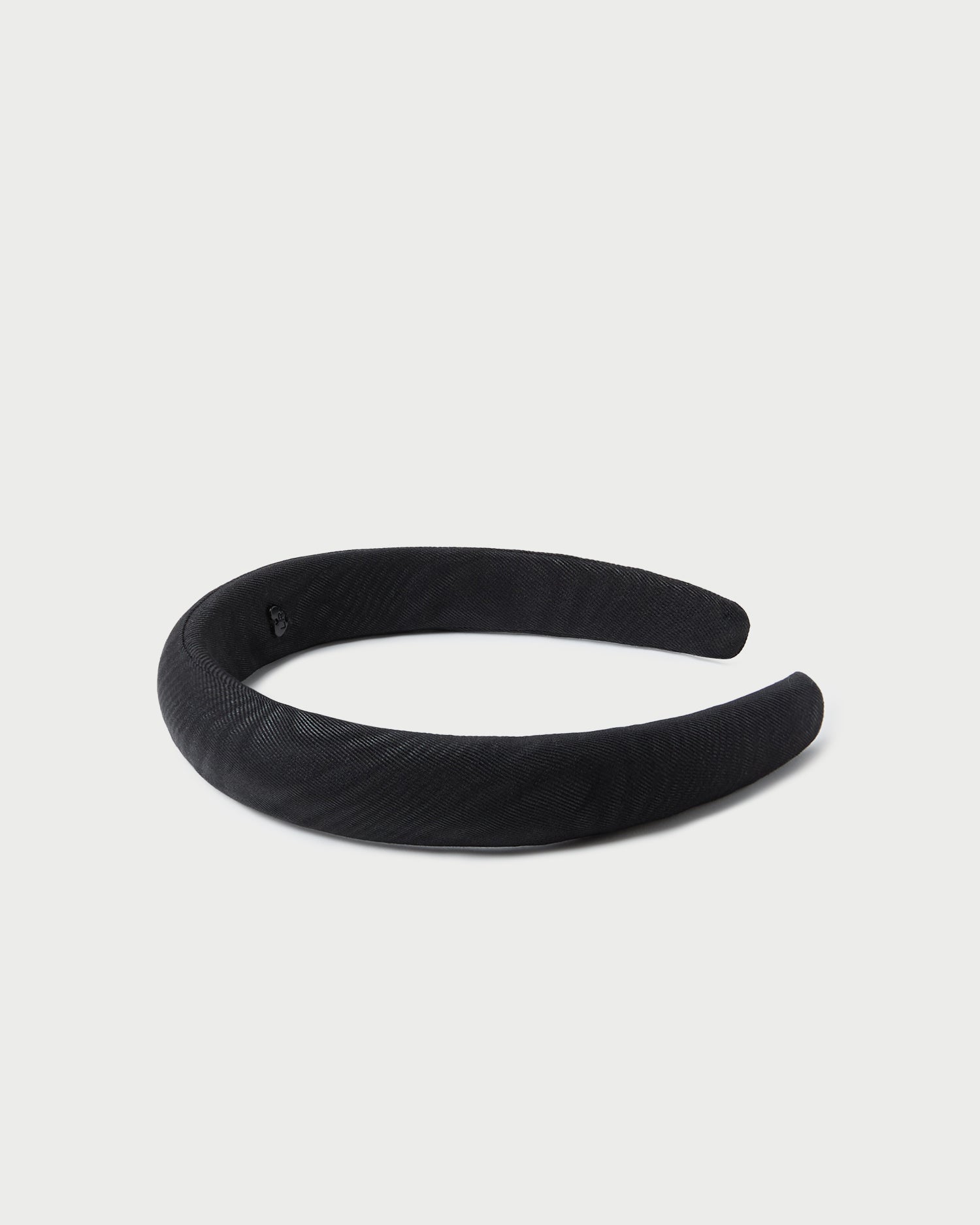 Loeffler Randall / Marina Black Moiré Puffy Headband