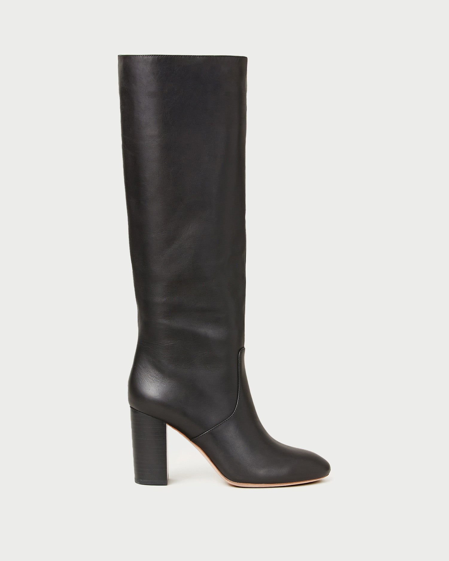 Loeffler Randall / Goldy Black Leather Tall Boot