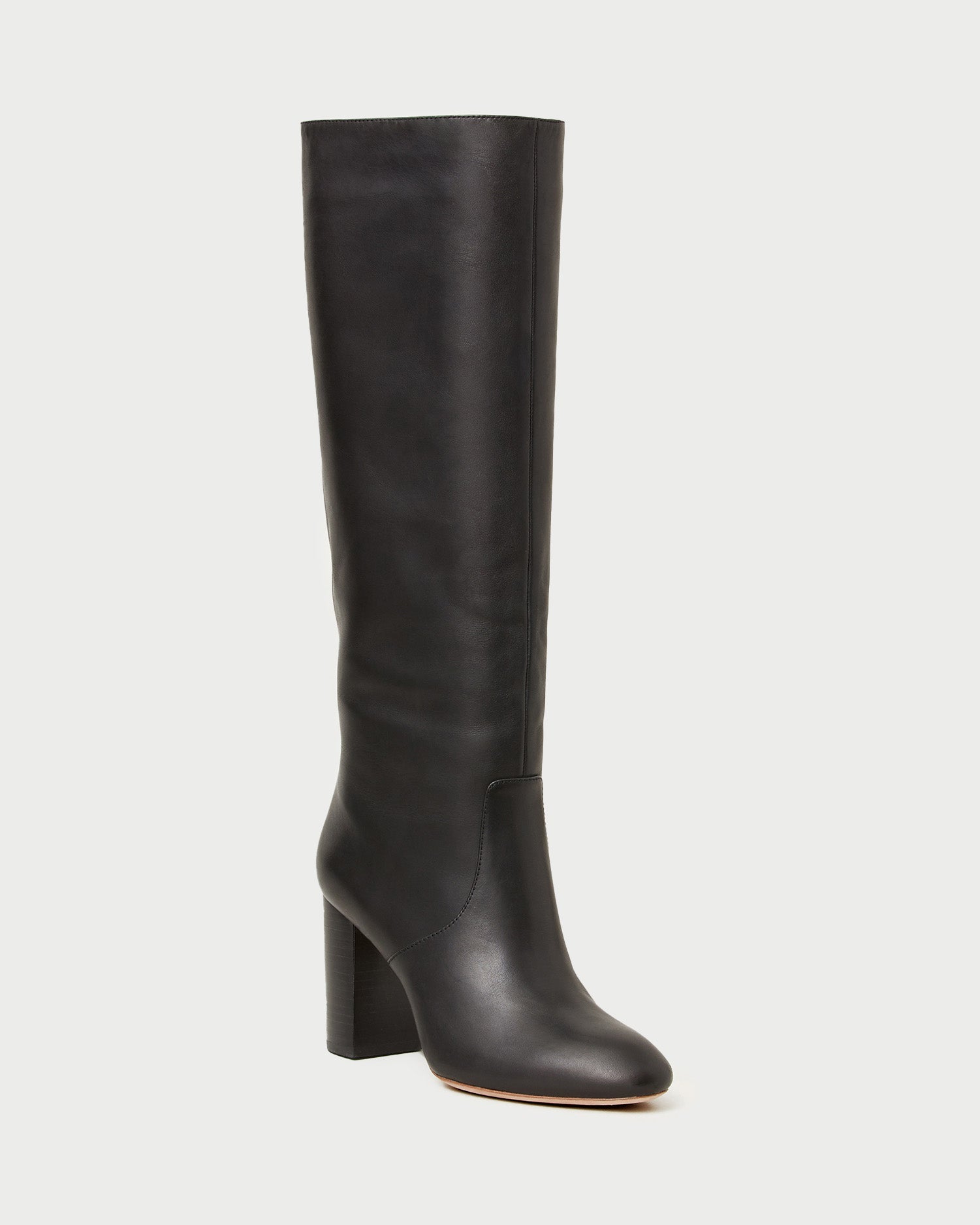 Loeffler Randall / Goldy Black Leather Tall Boot