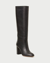 Loeffler Randall / Goldy Black Leather Tall Boot