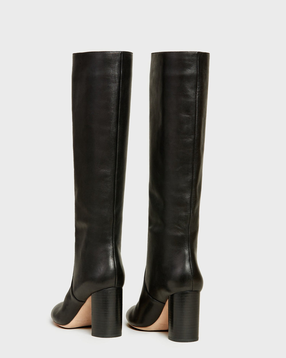 Loeffler Randall / Goldy Black Leather Tall Boot