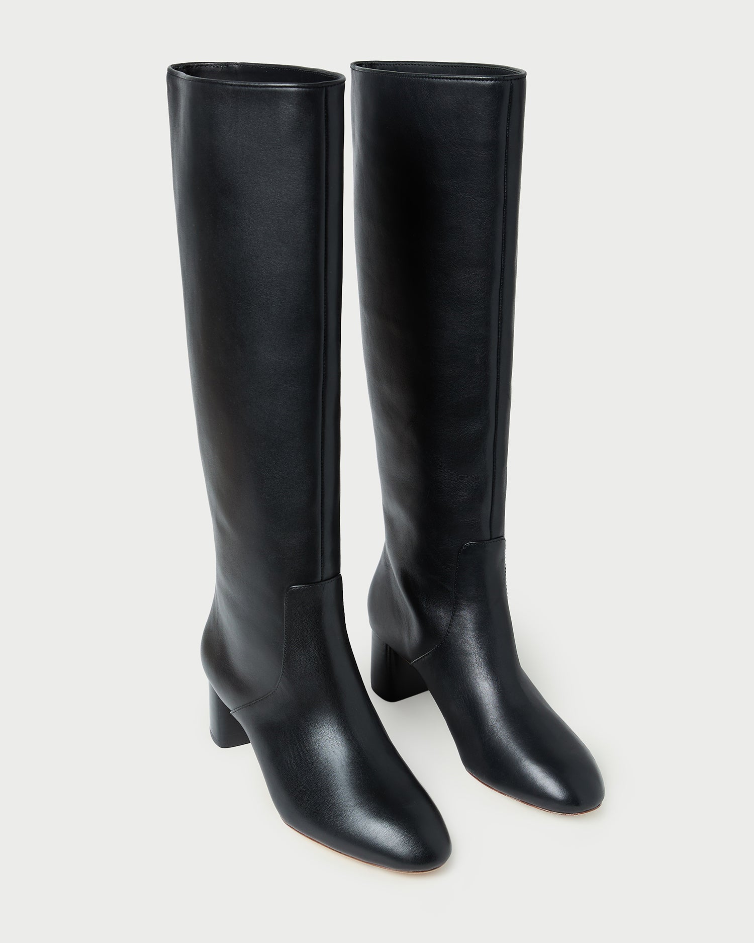 Loeffler Randall / Gia Black Leather Tall Boot