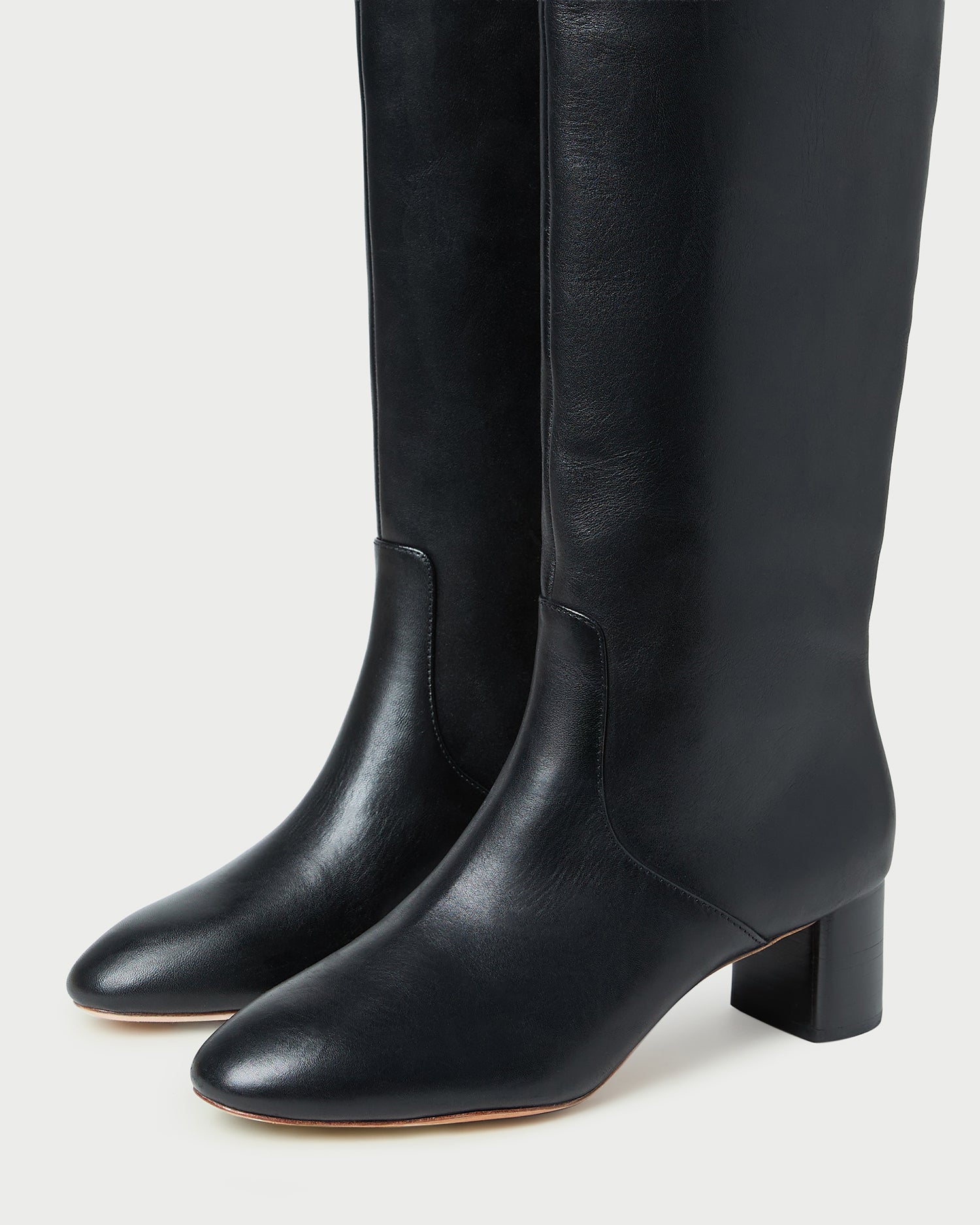 Loeffler Randall / Gia Black Leather Tall Boot