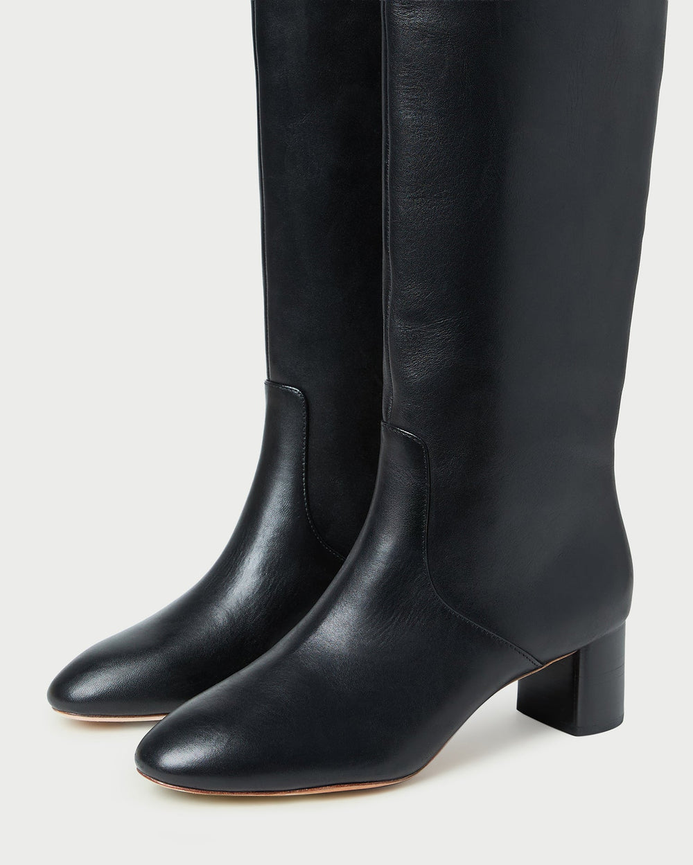Loeffler Randall / Gia Black Leather Tall Boot