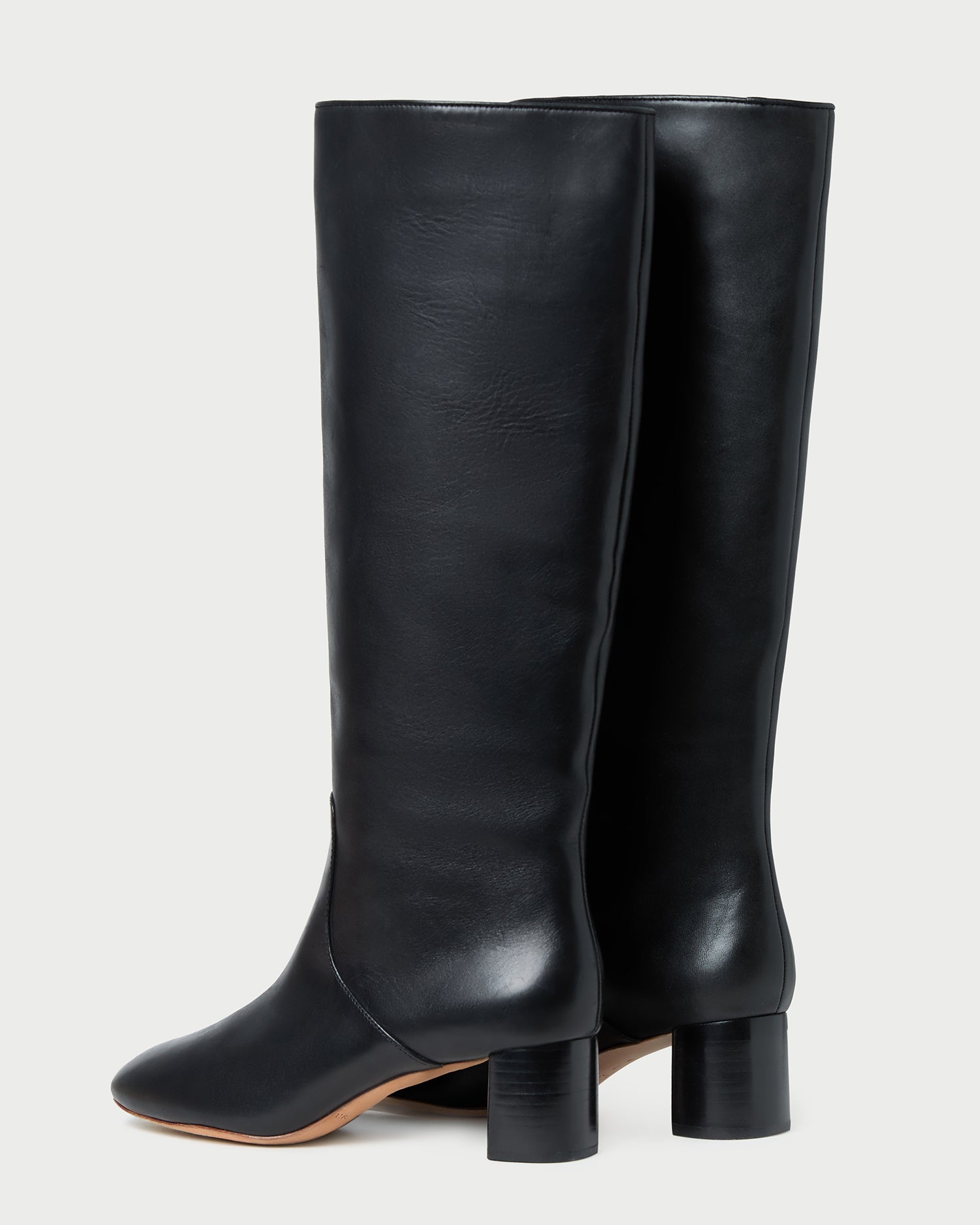 Loeffler Randall / Gia Black Leather Tall Boot