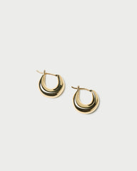 Loeffler Randall / Adeline Gold Mini Dome Hoop Earring