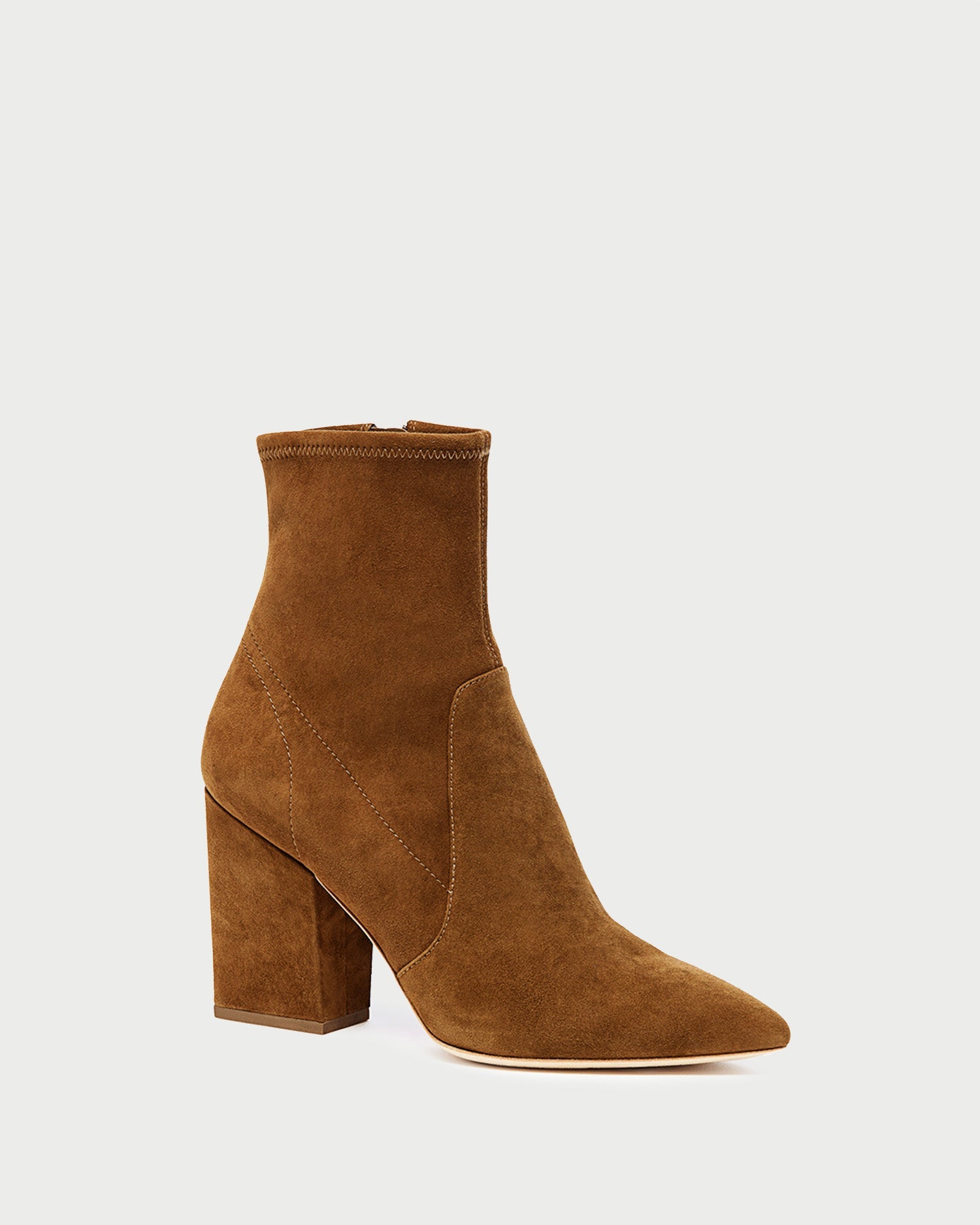 Loeffler Randall / Isla Cacao Suede Ankle Bootie