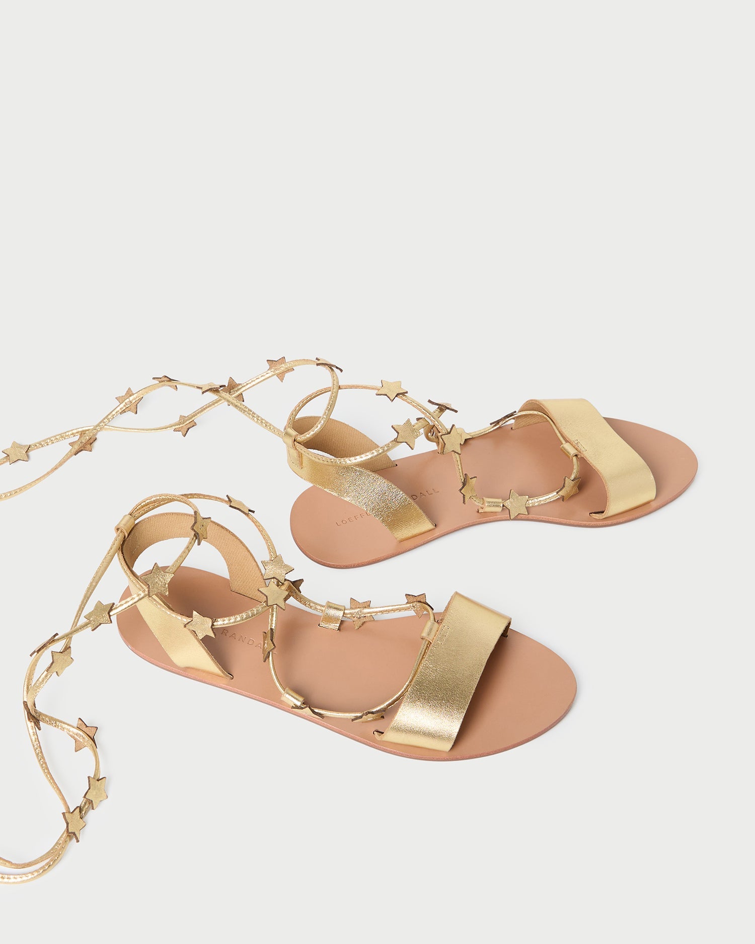 Loeffler Randall / Starla Gold Wrap Sandal