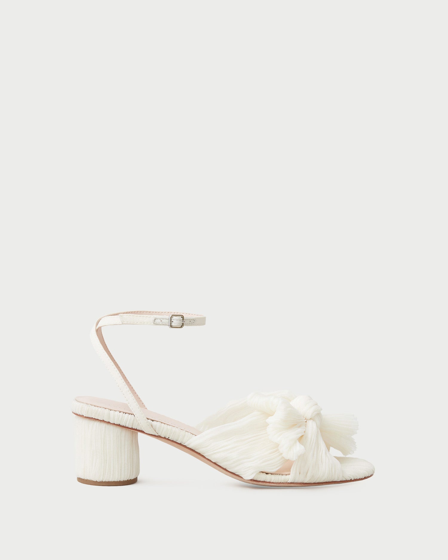 Loeffler Randall / Dahlia Pearl Pleated Bow Heel