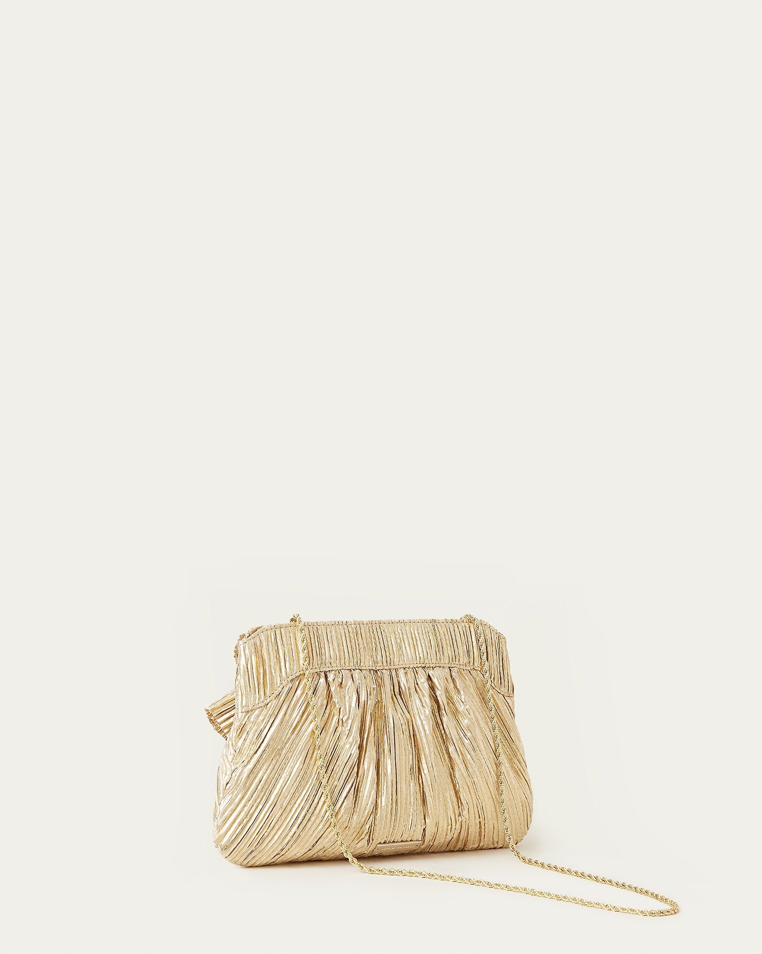 Loeffler Randall / Rayne Gold Bow Clutch