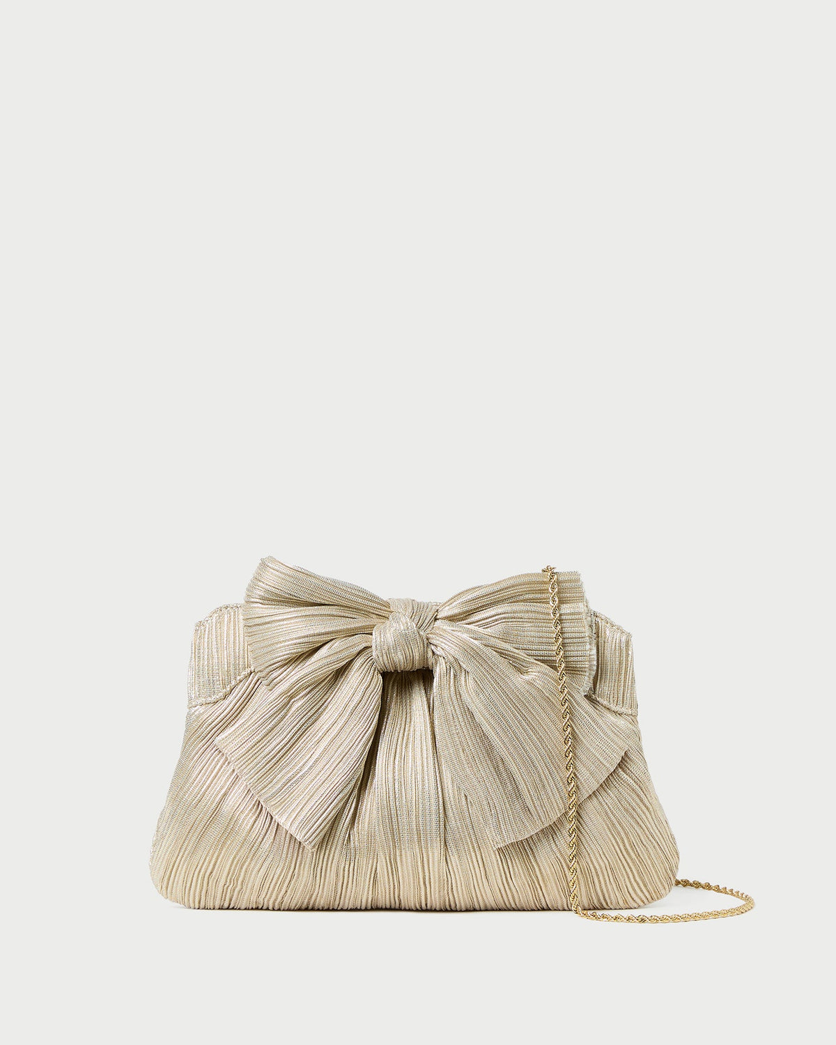 Loeffler Randall / Rayne Platinum Bow Clutch