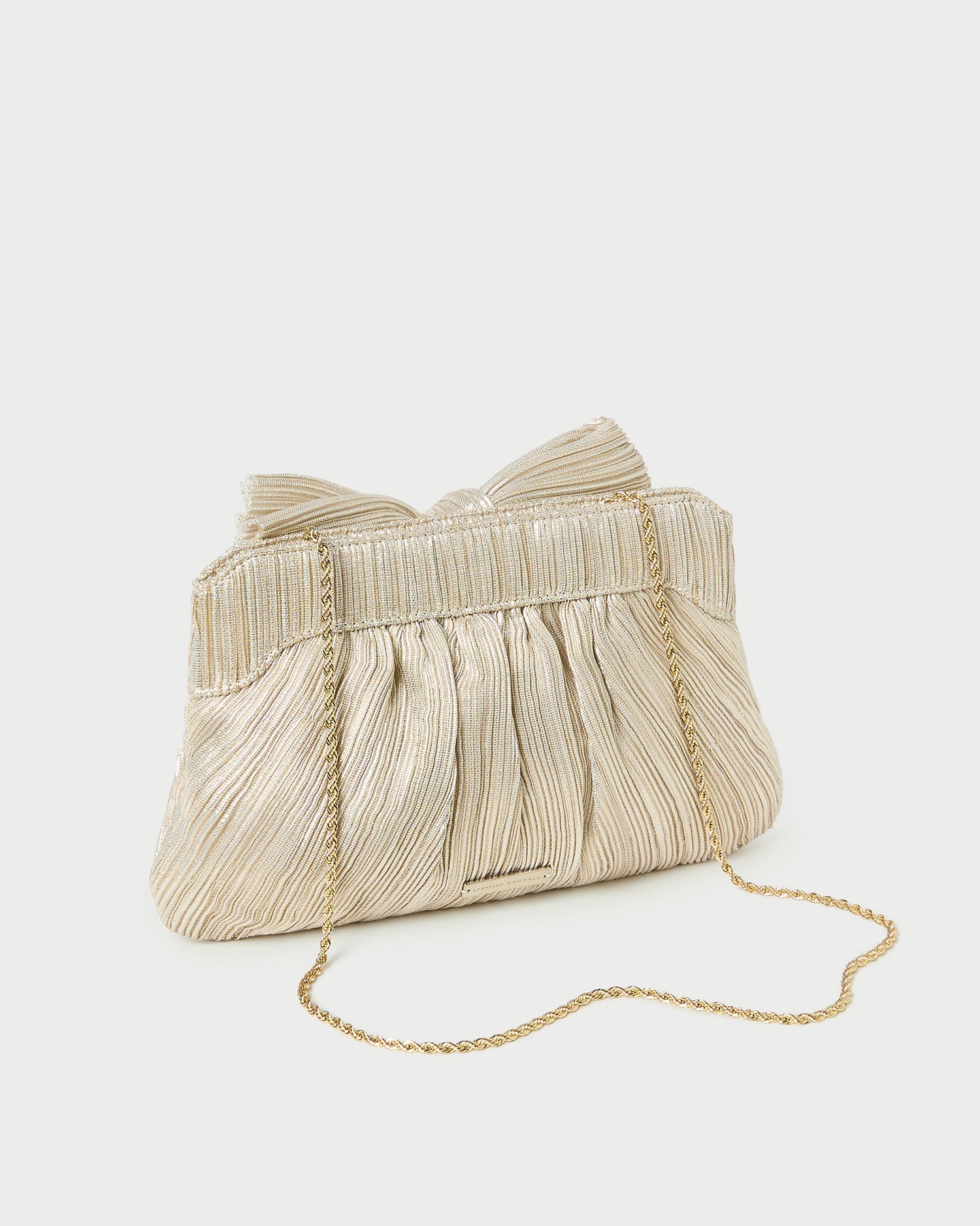 Loeffler Randall / Rayne Platinum Bow Clutch