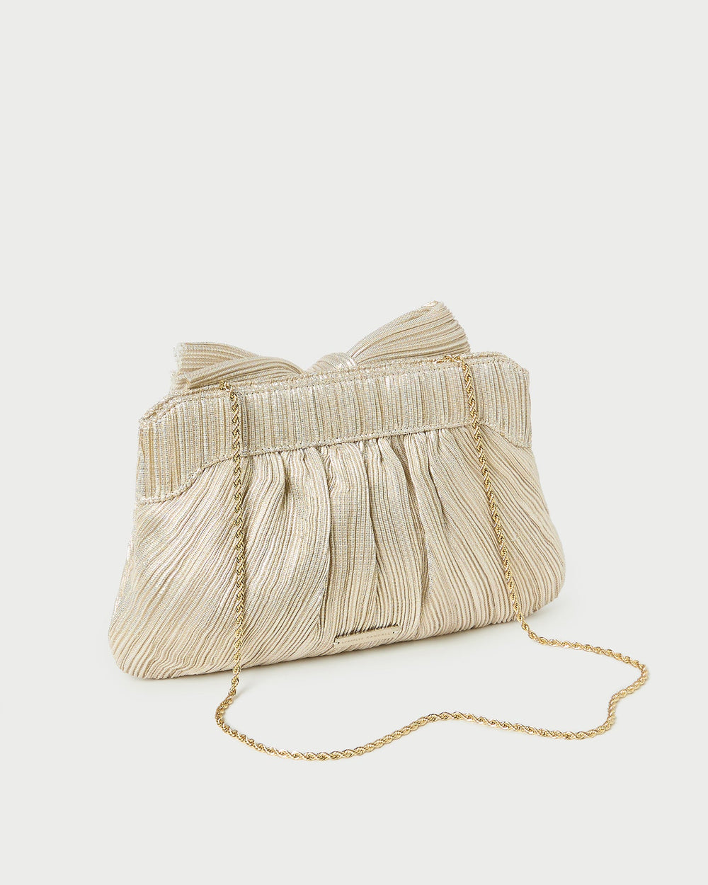 Loeffler Randall / Rayne Platinum Bow Clutch