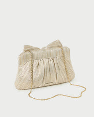 Loeffler Randall / Rayne Platinum Bow Clutch