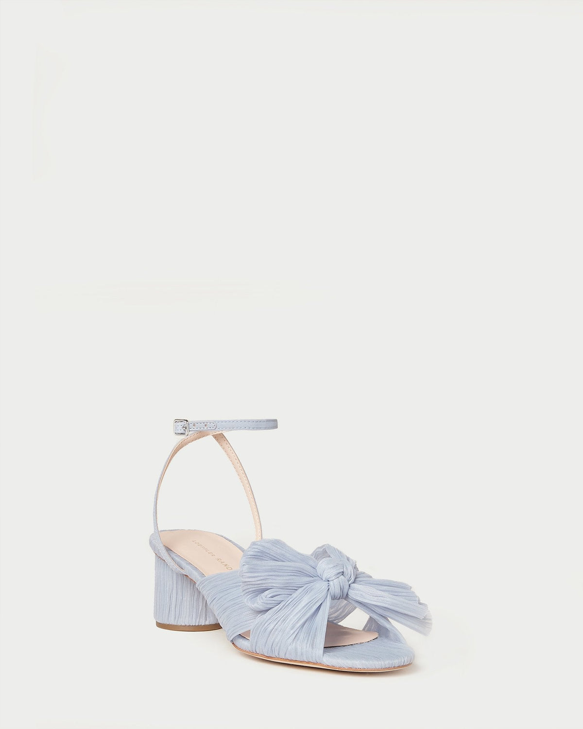 Loeffler Randall / Dahlia Blue Pleated Bow Heel