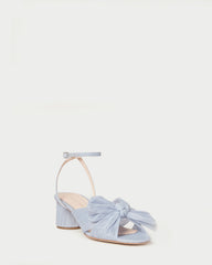 Loeffler Randall / Dahlia Blue Pleated Bow Heel