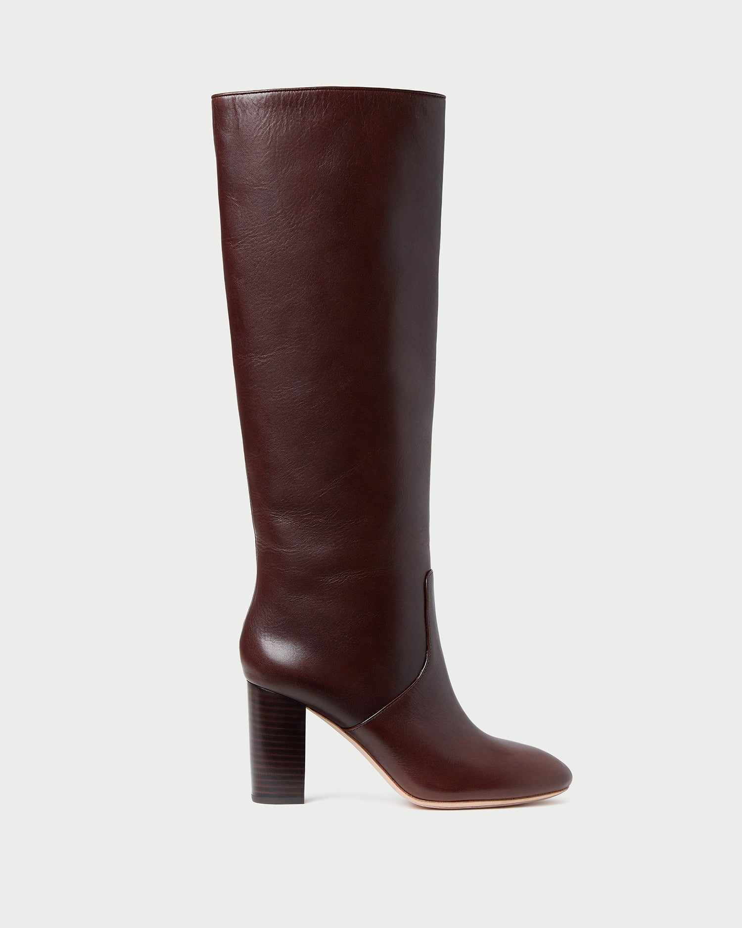 Loeffler Randall / Goldy Espresso Leather Tall Boot
