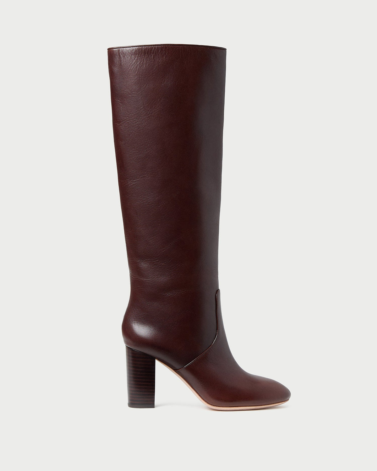 Loeffler Randall / Goldy Espresso Leather Tall Boot