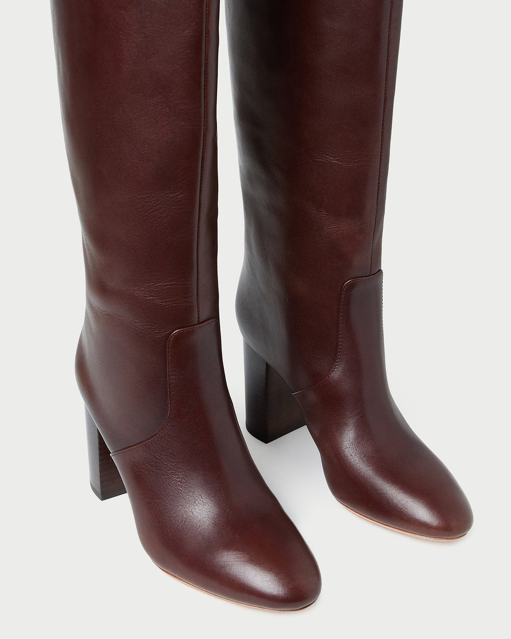 Loeffler Randall / Goldy Espresso Leather Tall Boot