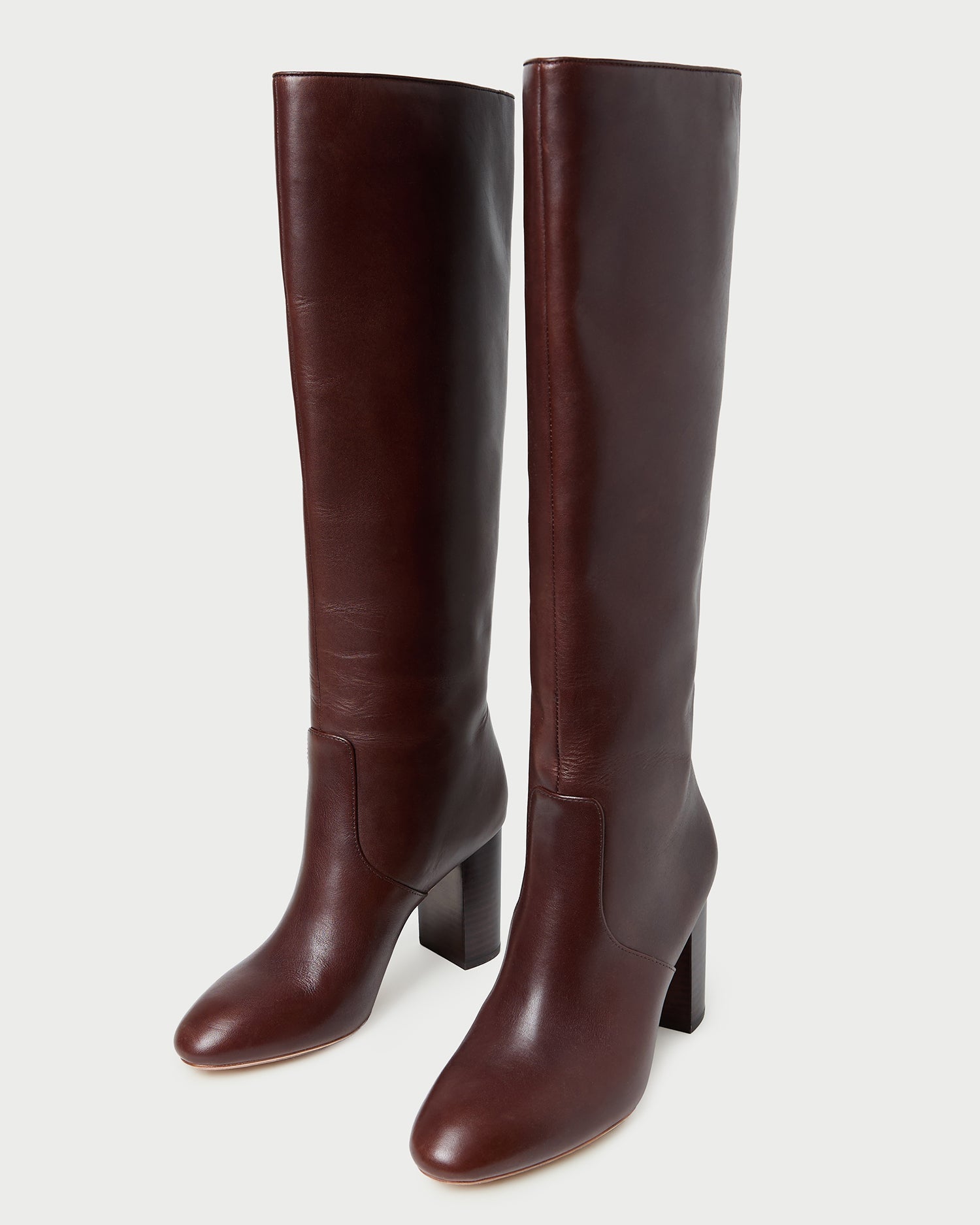 Loeffler Randall / Goldy Espresso Leather Tall Boot