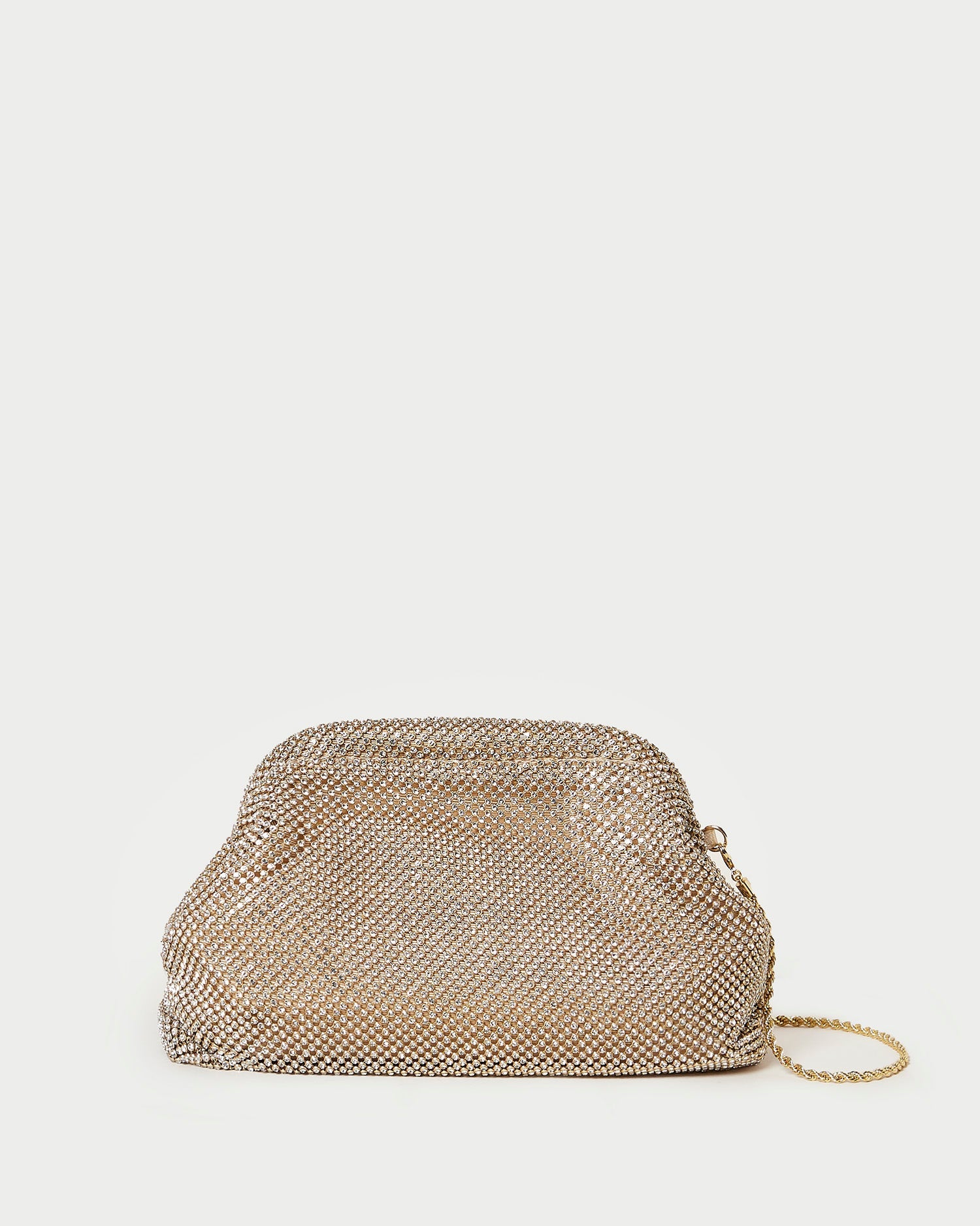 Loeffler Randall / Doreen Gold Diamanté Frame Pouch