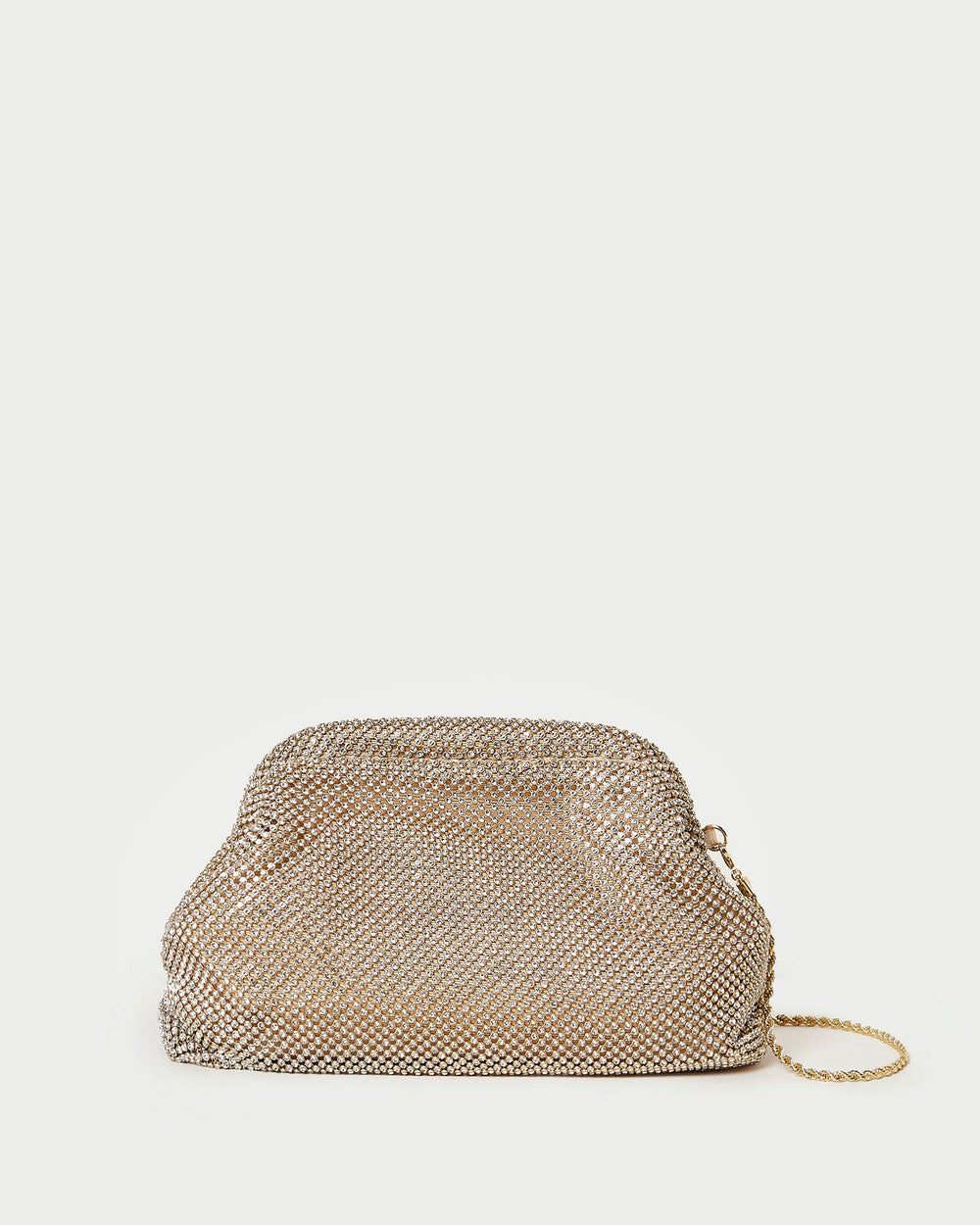 Loeffler Randall / Doreen Gold Diamanté Frame Pouch