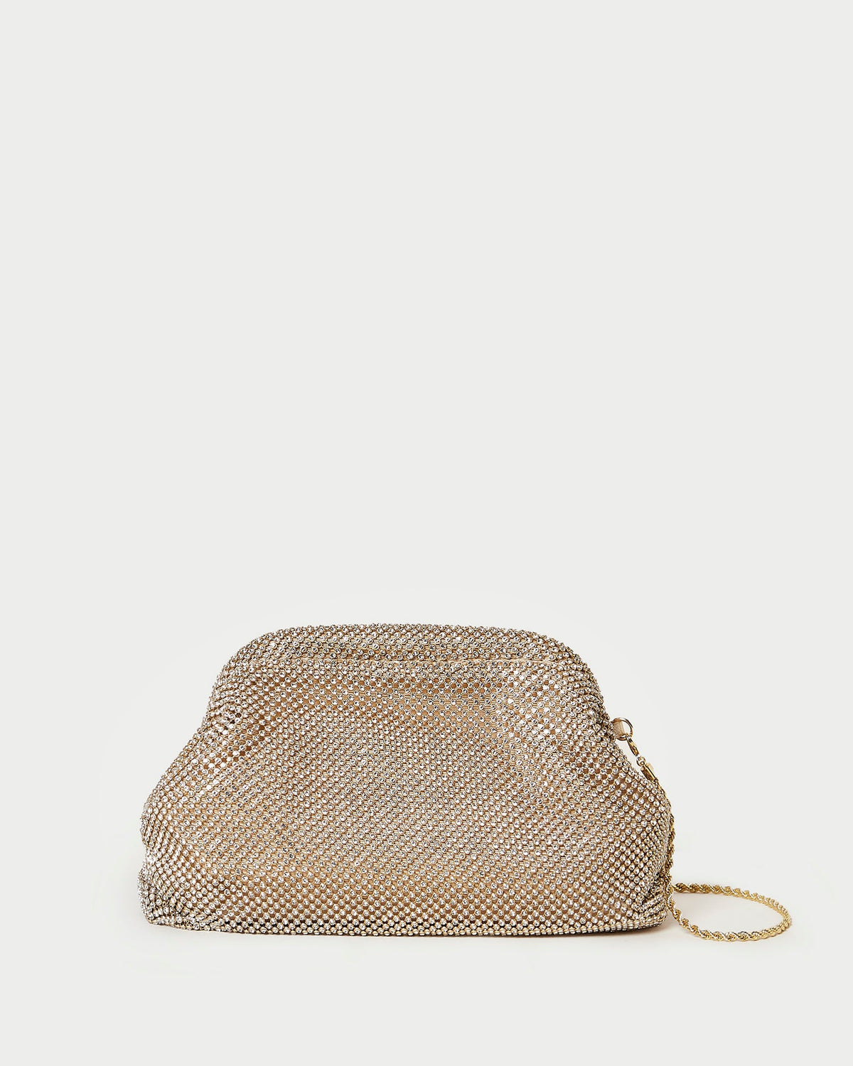 Loeffler Randall / Doreen Gold Diamanté Frame Pouch