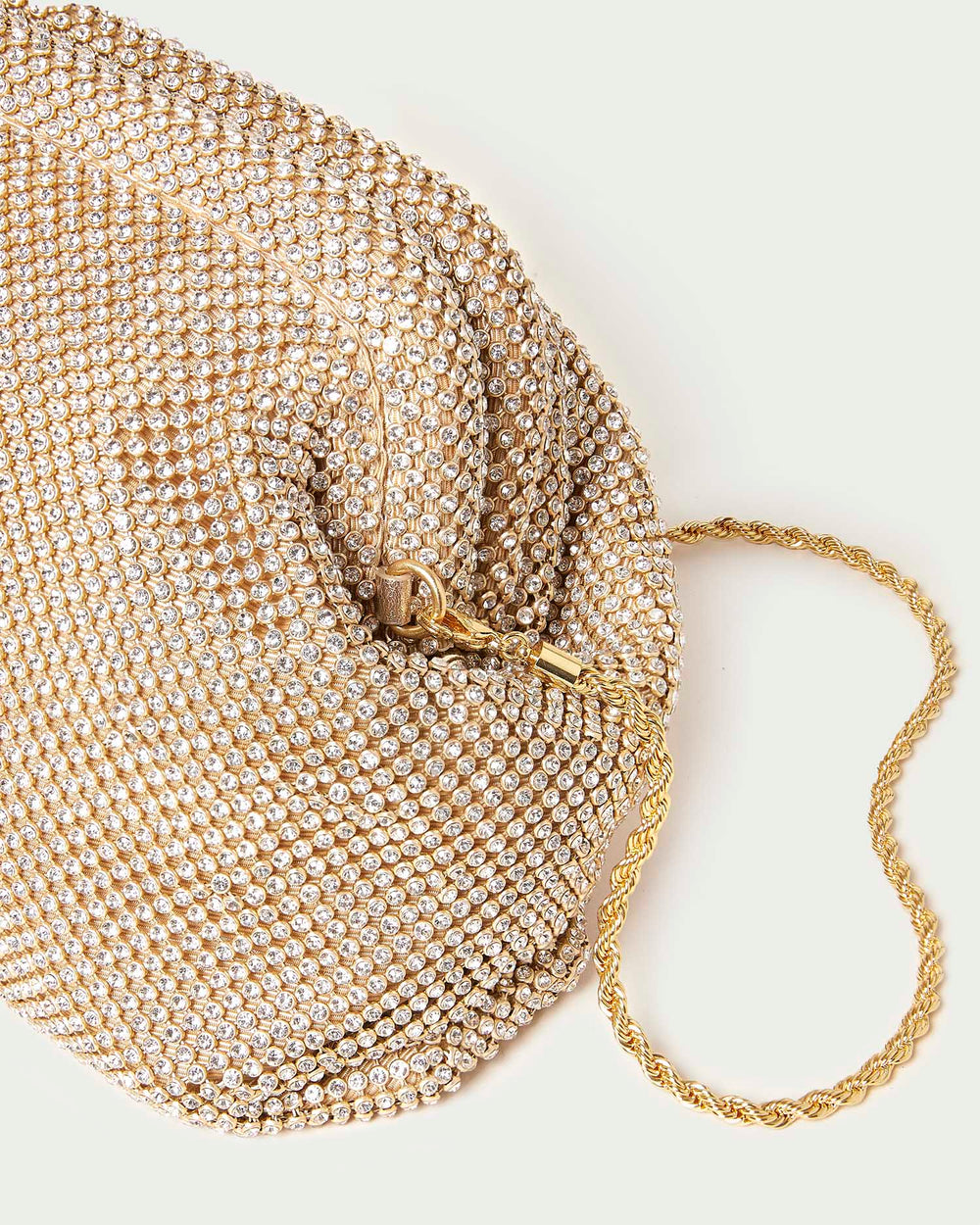 Loeffler Randall / Doreen Gold Diamanté Frame Pouch