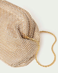 Loeffler Randall / Doreen Gold Diamanté Frame Pouch