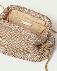 Loeffler Randall / Doreen Gold Diamanté Frame Pouch