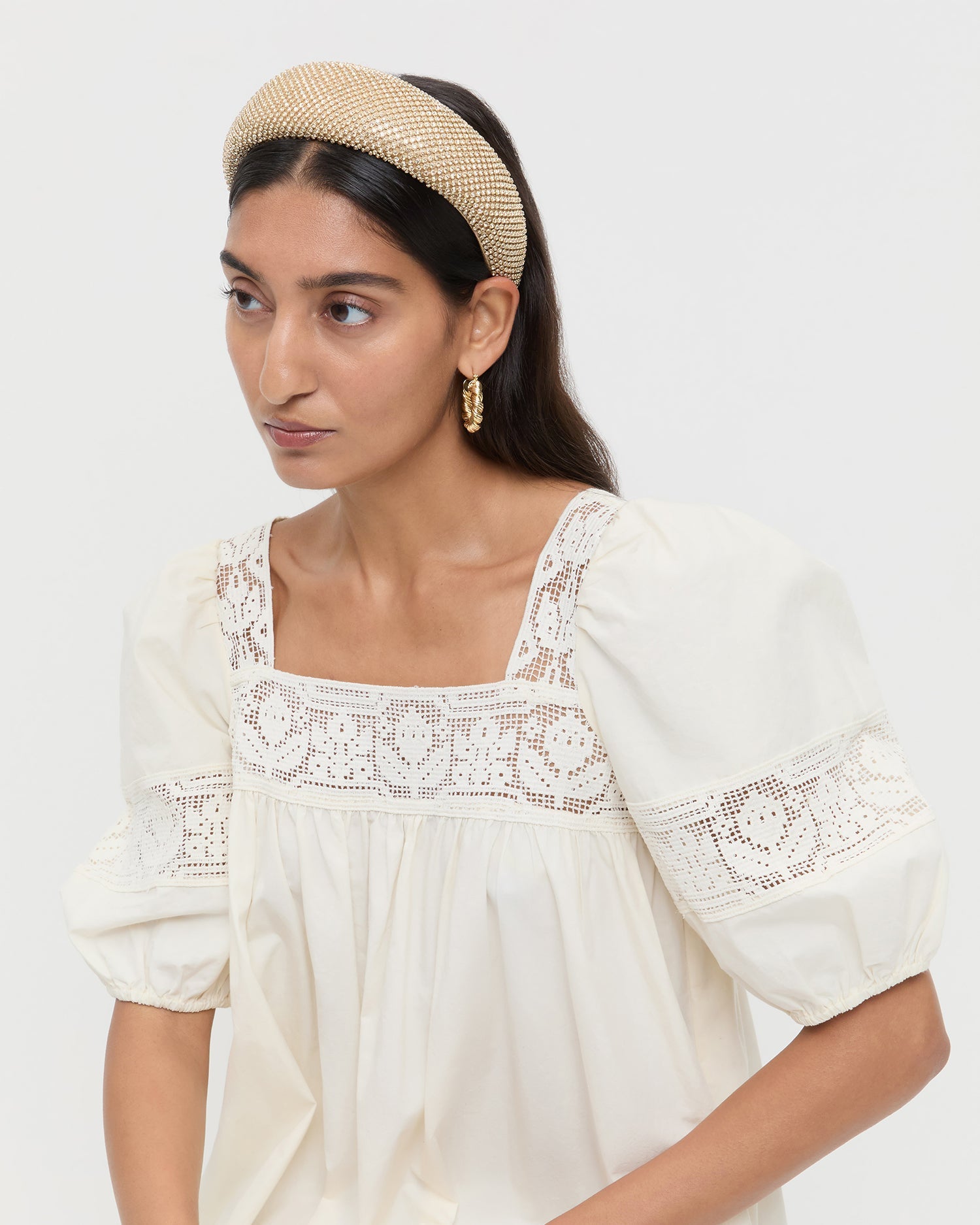 Loeffler Randall / Bellamy Gold Diamanté Headband