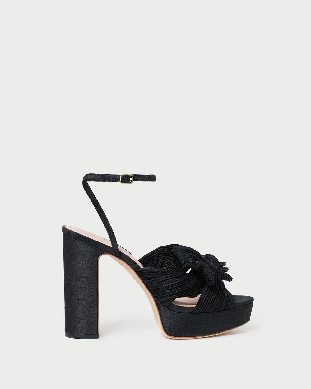 Loeffler Randall / Natalia Black Platform Bow Heel
