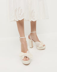Loeffler Randall / Natalia Pearl Platform Bow Heel