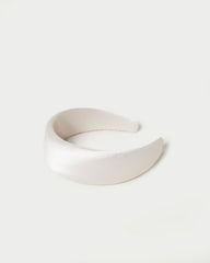 Loeffler Randall / Bellamy Cream Satin Headband