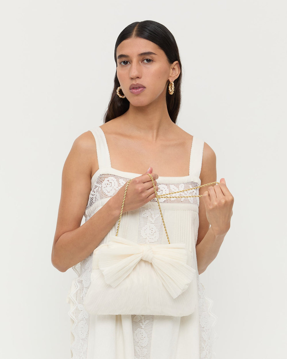 Loeffler Randall / Rayne Pearl Bow Clutch