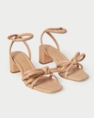 Loeffler Randall / Mikel Dune Bow Mid-Heel Sandal