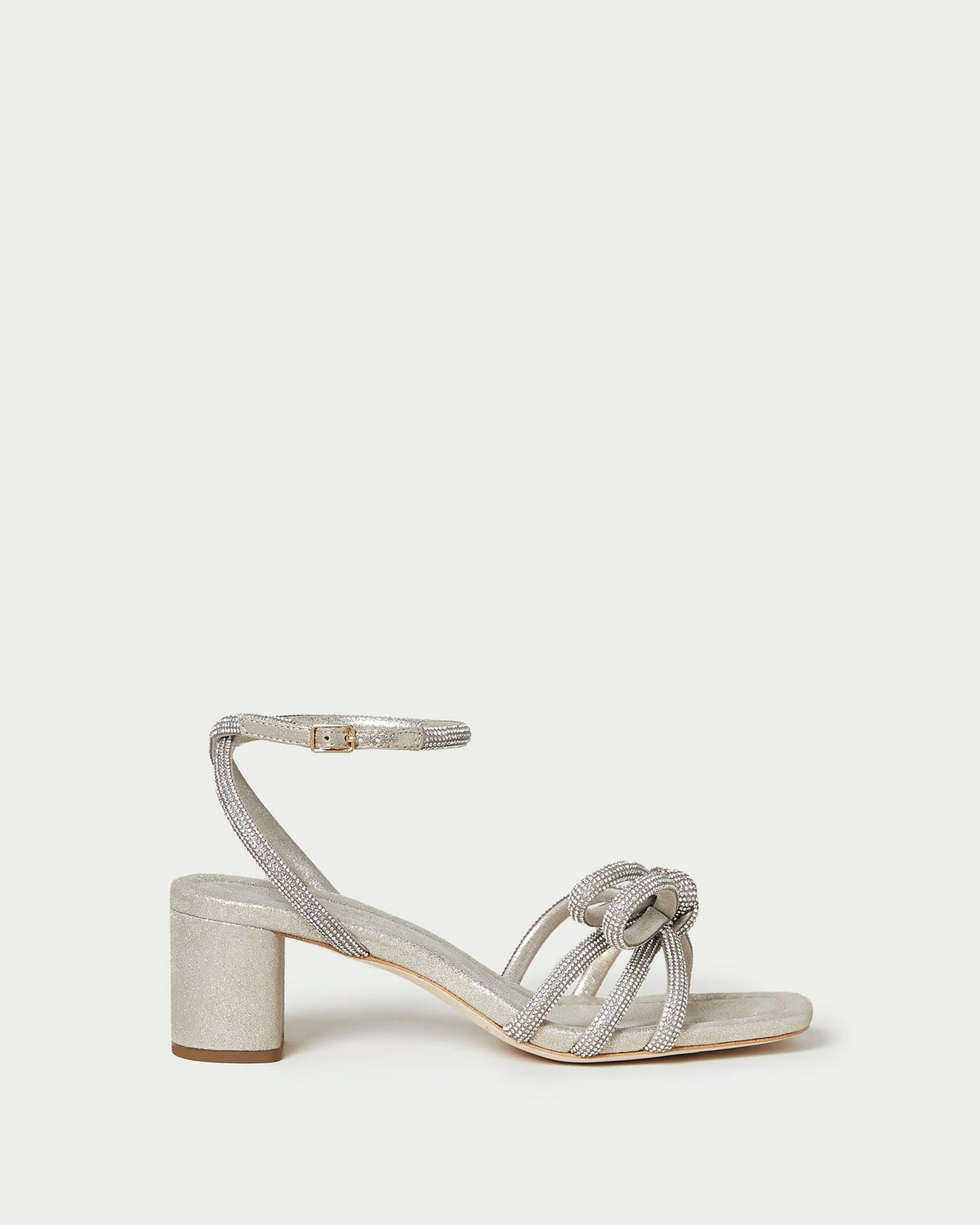 Loeffler Randall / Mikel Cappuccino Bow Mid-Heel Sandal