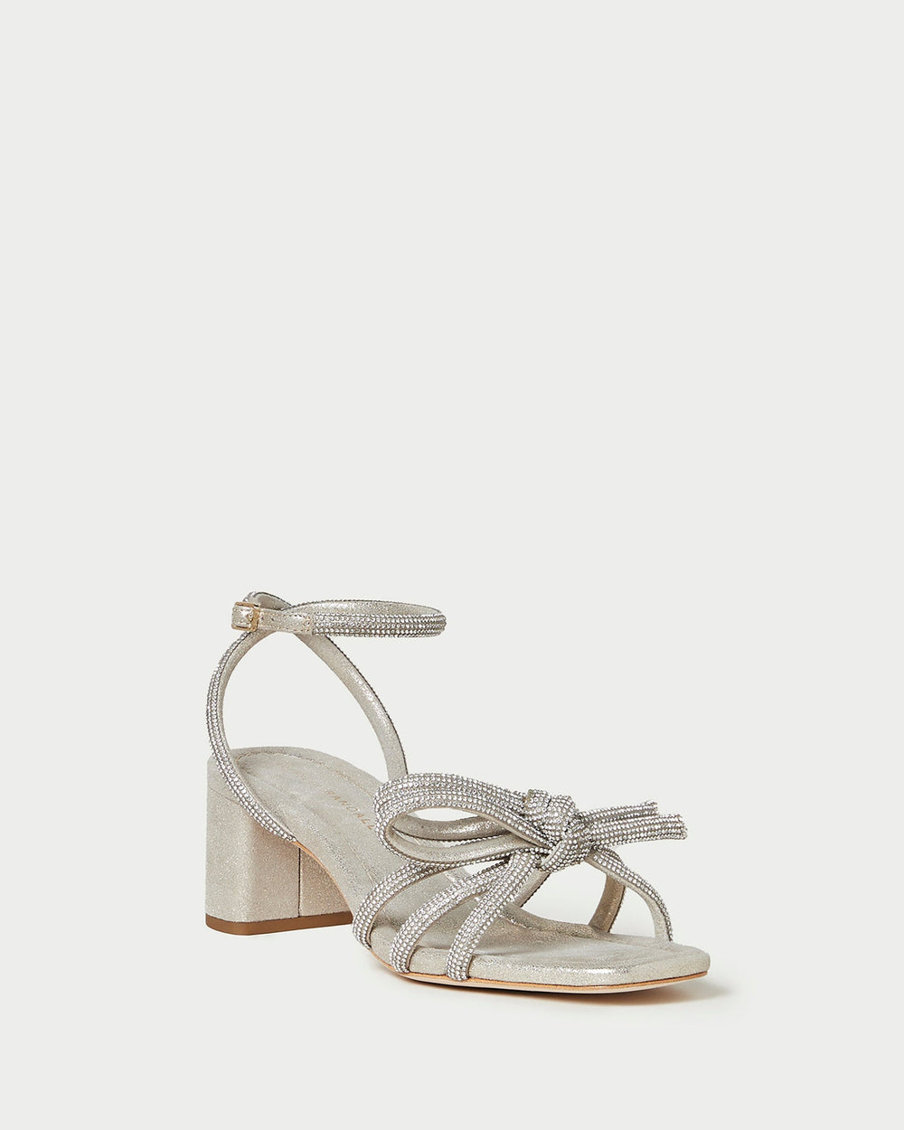 Loeffler Randall / Mikel Cappuccino Bow Mid-Heel Sandal