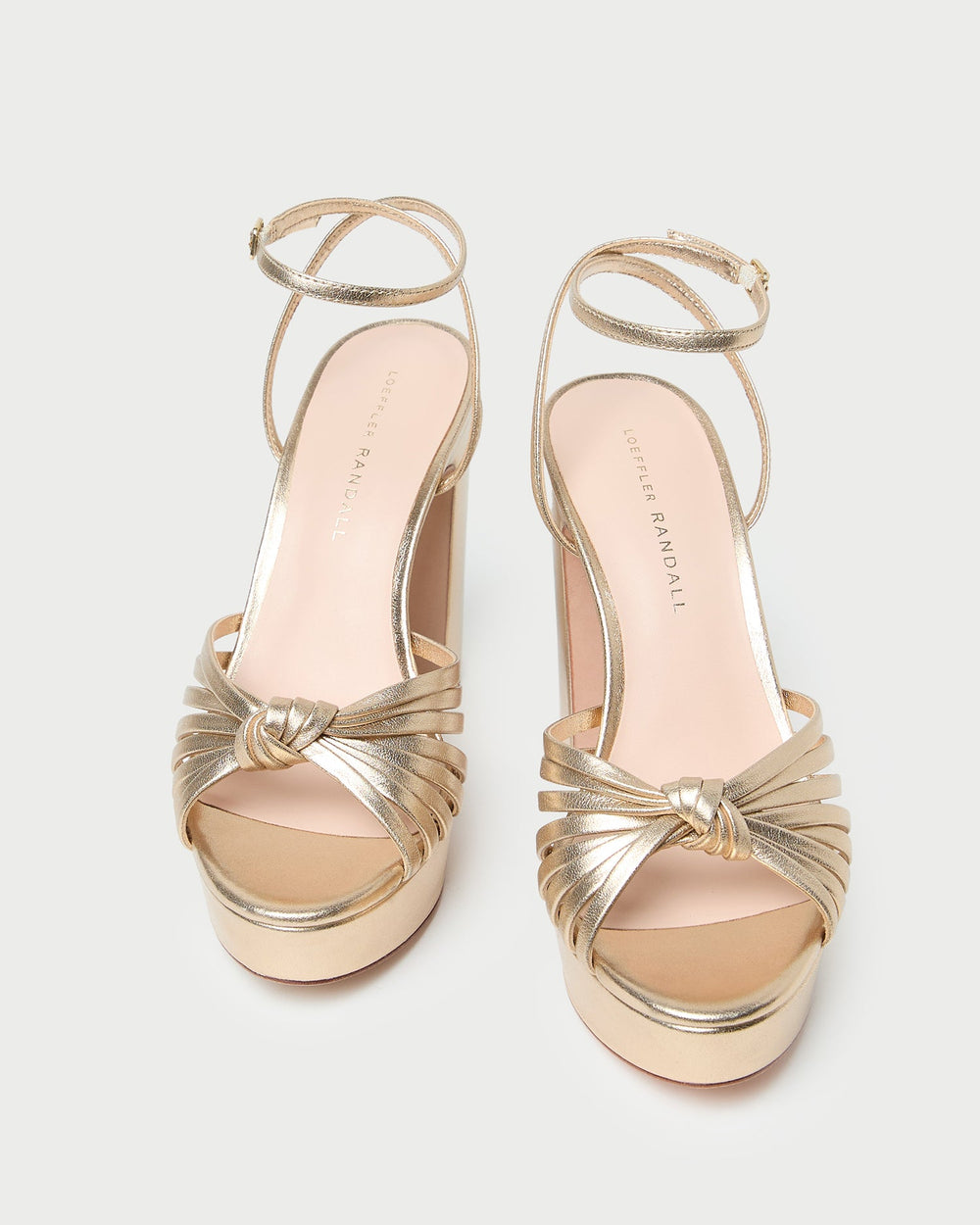 Loeffler Randall / Rivka Champagne Knot Platform Sandal
