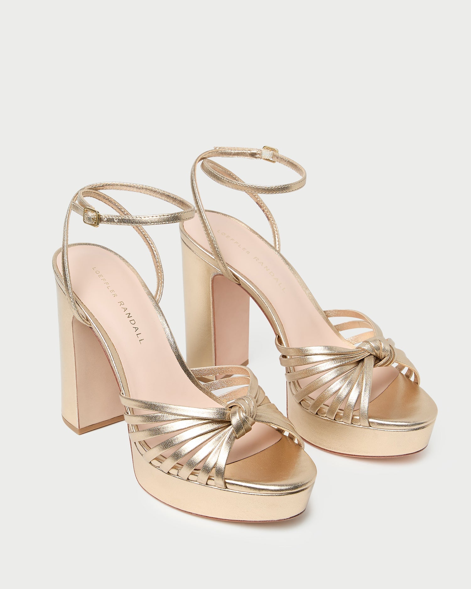 Loeffler Randall / Rivka Champagne Knot Platform Sandal