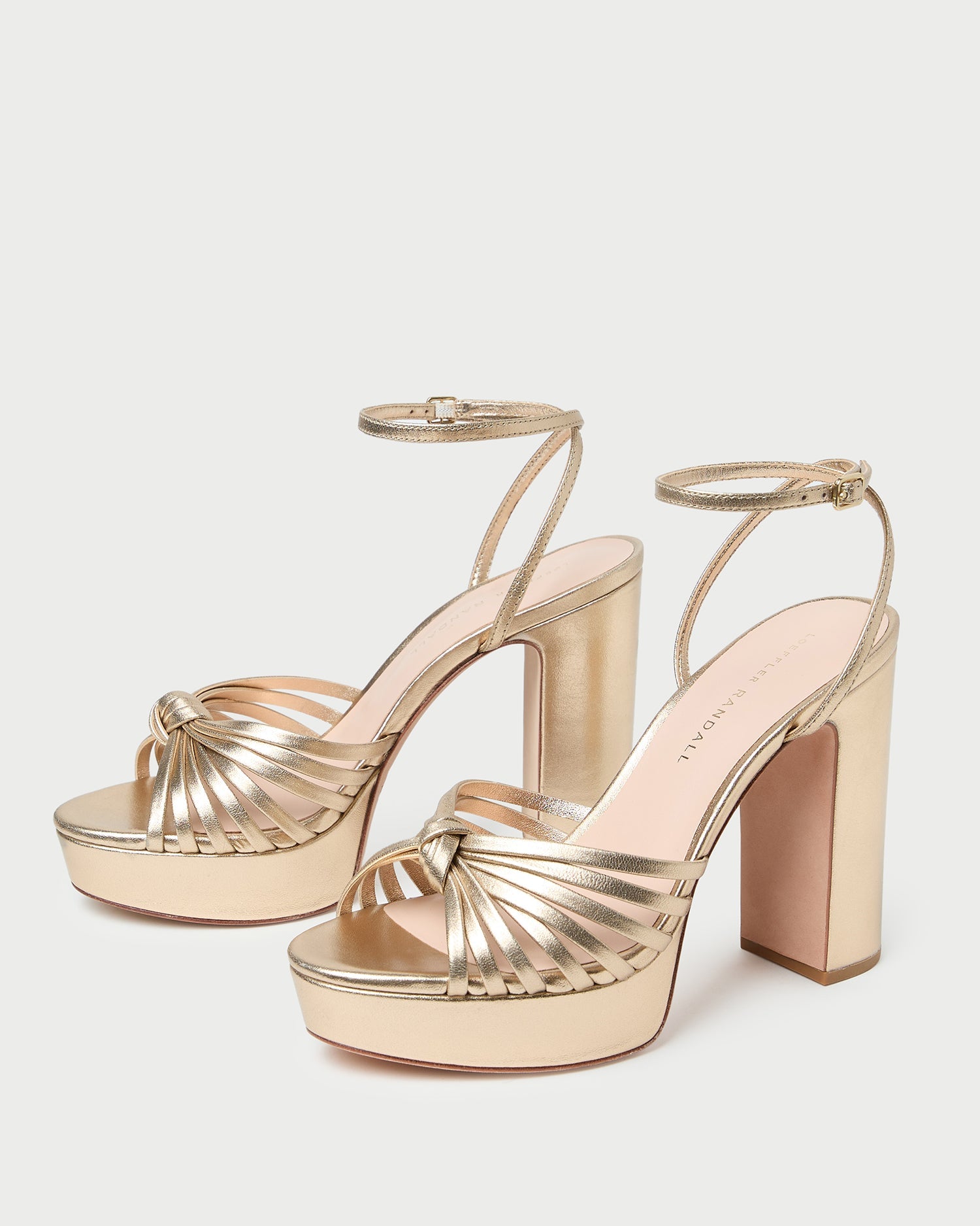 Loeffler Randall / Rivka Champagne Knot Platform Sandal