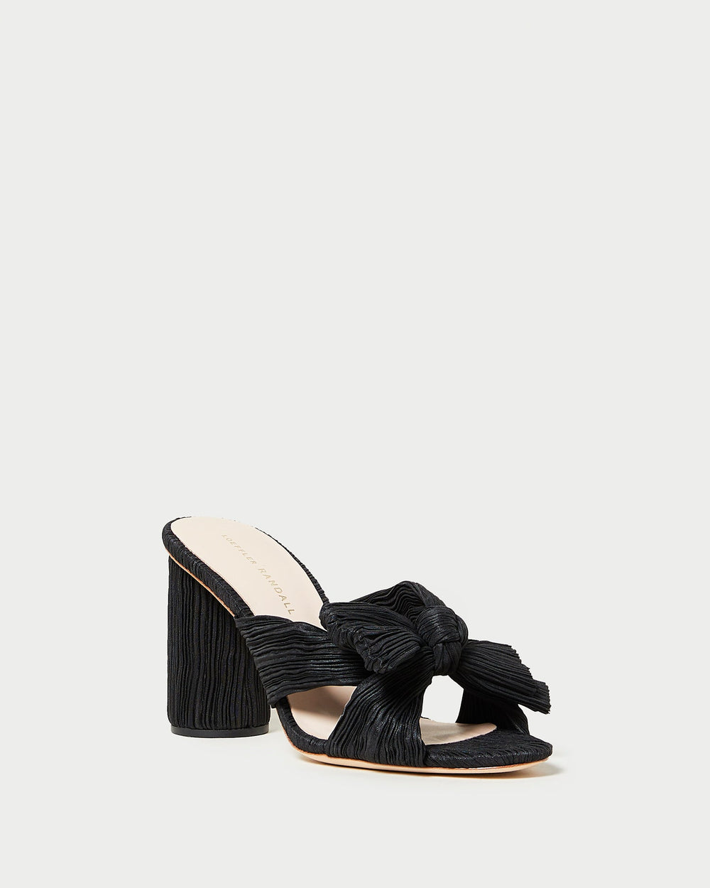 Loeffler Randall / Penny Black Pleated Bow Heel