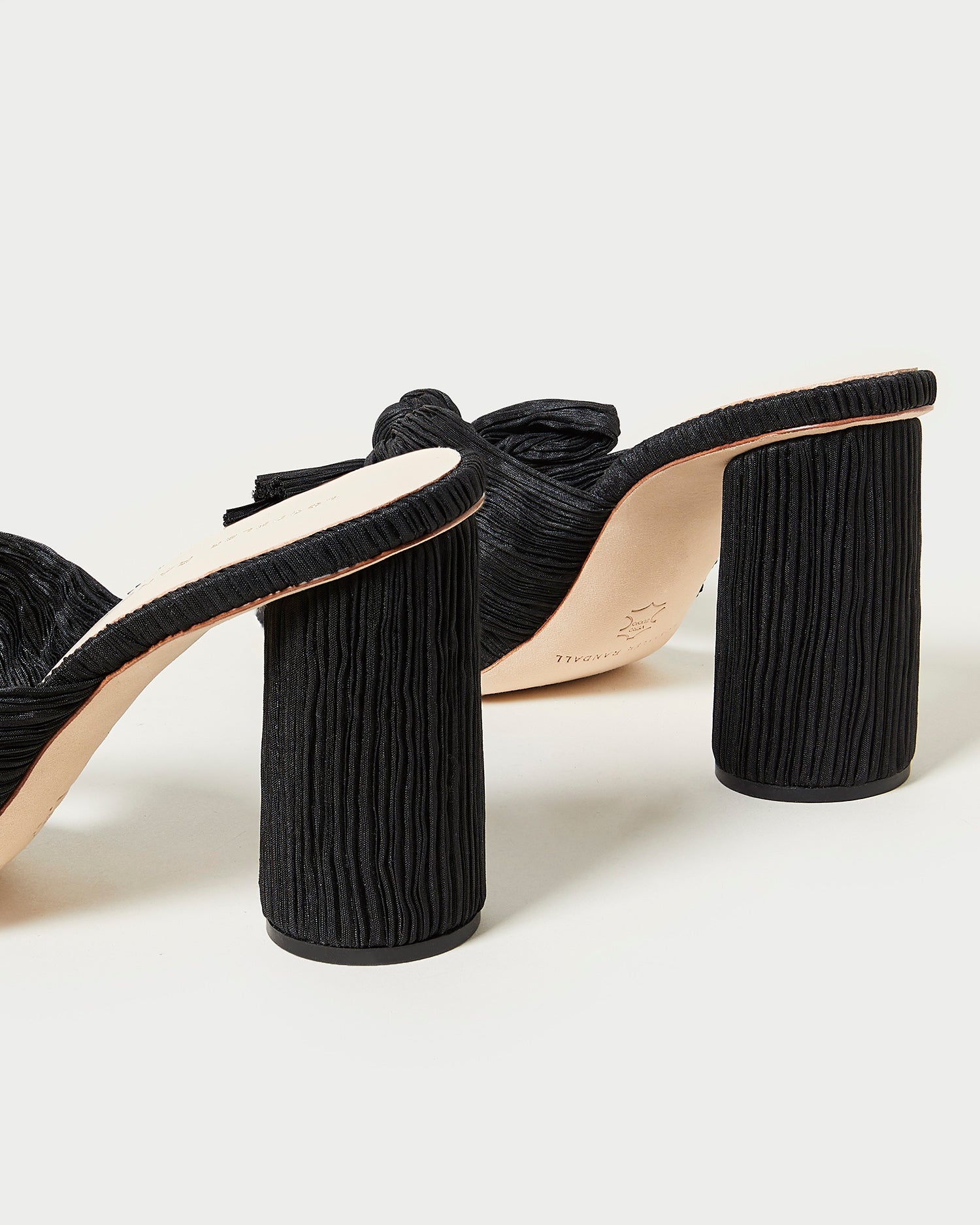 Loeffler Randall / Penny Black Pleated Bow Heel