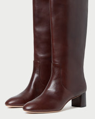 Loeffler Randall / Gia Espresso Leather Tall Boot